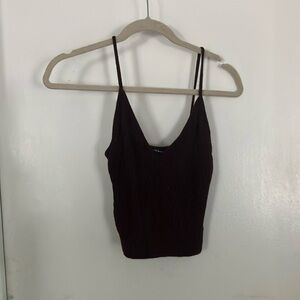 EUC Brandy Melville knit Crop Top one Size